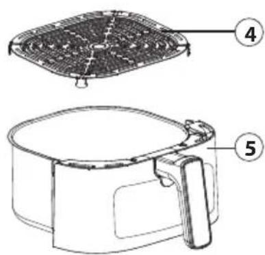 CASO AirFry 6.0 - 2.1Vued'ensemble - 2