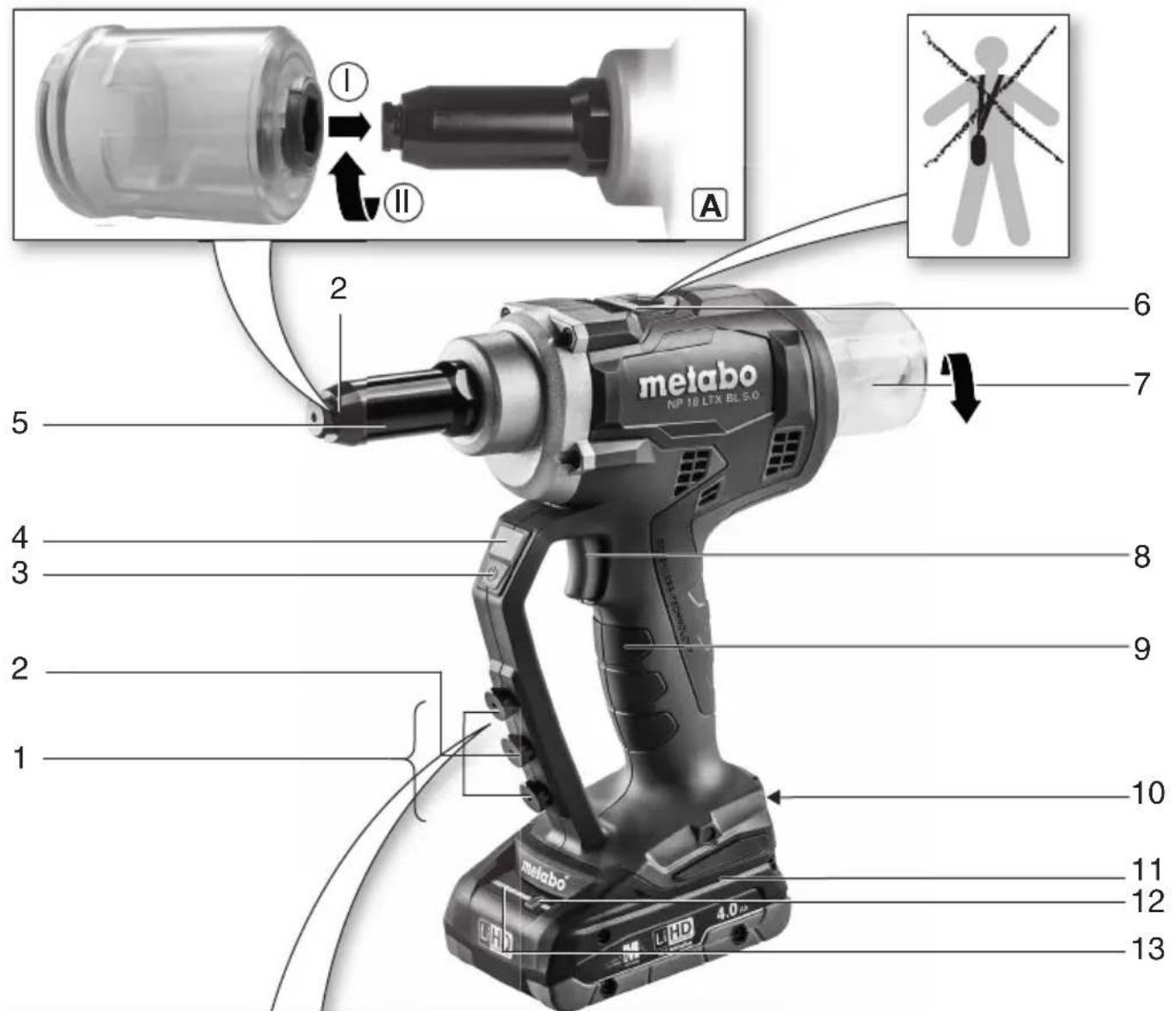 METABO NP 18 LTX BL 5.0 - 1