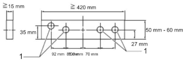 MAKITA DLS714Z - Guarnición de madera - 1