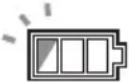 MAKITA DLS714Z - ▶ Fig.9: 1. Accu-indicatorlampje 2. Testknop - 4