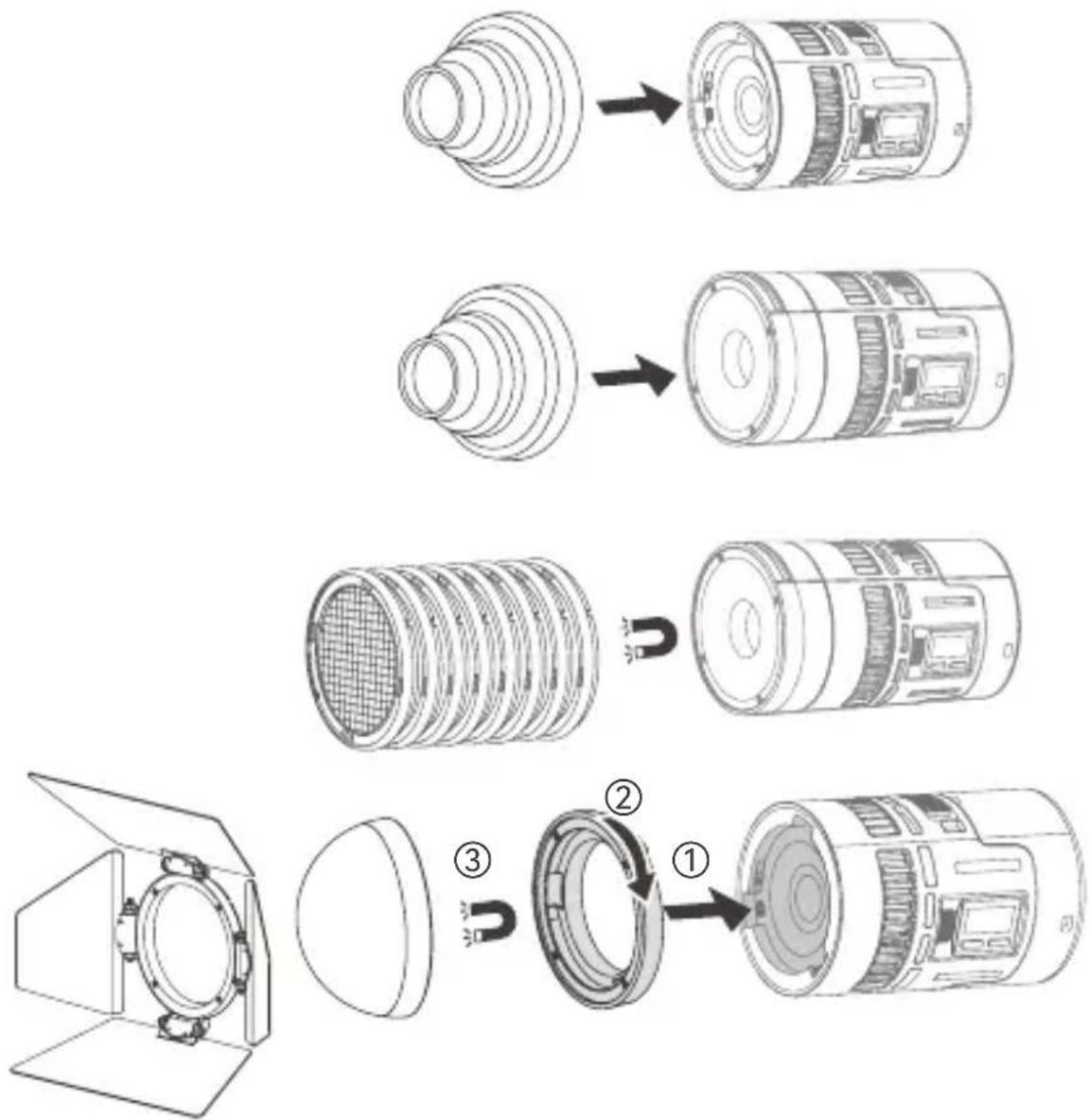GODOX RS60R - Magnet Kit MK - 1