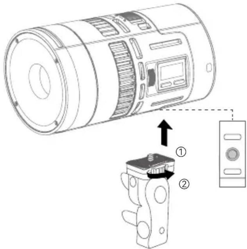 GODOX RS60R - Install/Disassemble the Mount AD-E2 - 1