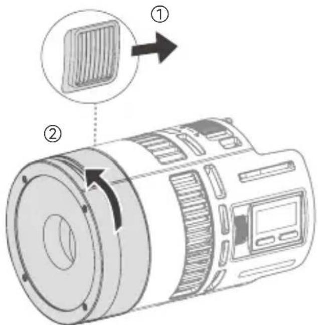 GODOX RS60R - Install/Disassemble the Lens Reflector - 2