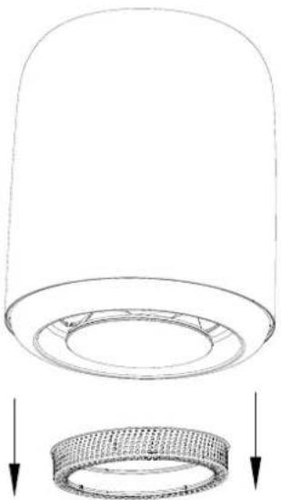 CIARRA CBCB4833 - HEPA-Filter-Installation (Reinigungsmodus) : - 1