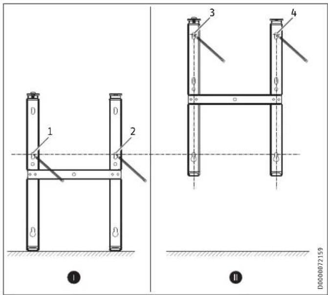 STIEBEL ELTRON CWM P - Installing the wall mounting bracket - 2