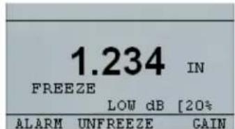 Extech TKG150 - Utilisation de 1'option Freeze (Figer) - 4
