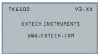 Extech TKG150 - Mise sous tension de la jauge - 2