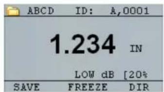 Extech TKG150 - Utilisation de 1'option Freeze (Figer) - 1