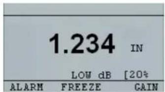 Extech TKG150 - Utilisation de 1'option Freeze (Figer) - 2