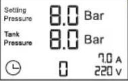 Güde Airpower 675/8/100 ED-SILENT - Tank Pressure = Setting Pressure - 2