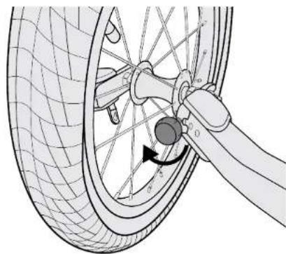Burley Jogger Kit - Spureinstellung - 6