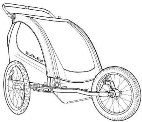 Burley Jogger Kit - WARNHINWEIS - 1