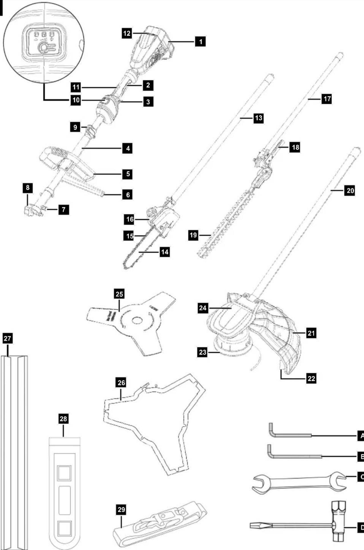 SCHEPPACH BC-MFH400-X - 1