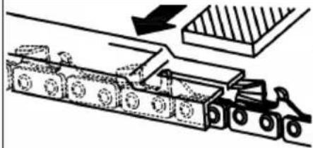 SCHEPPACH BC-MFH400-X - Χρησιμοποιείτε μόνο ειδικές λίμες για αλυσίδες πριο- νιού! - 7