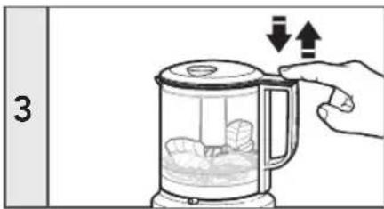 KITCHENAID KFC0516OB - USING THE DRIZZLE BASIN AND POUR SPOUT - 3