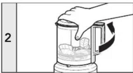 KITCHENAID KFC0516OB - USING THE DRIZZLE BASIN AND POUR SPOUT - 2