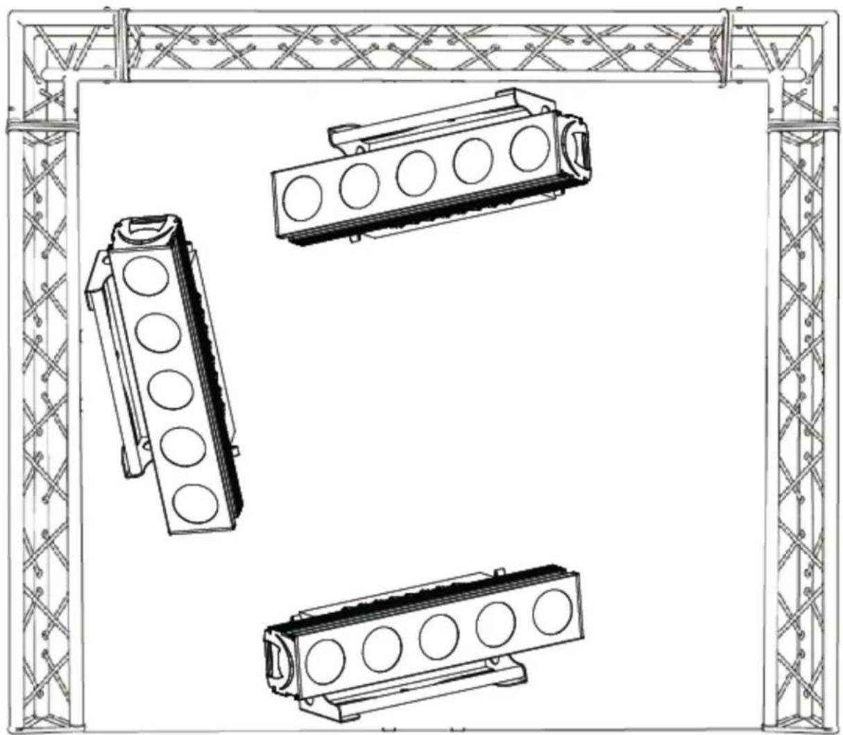 Elation Cuepix Strip WW - POINTS D'ATTACHE - 1
