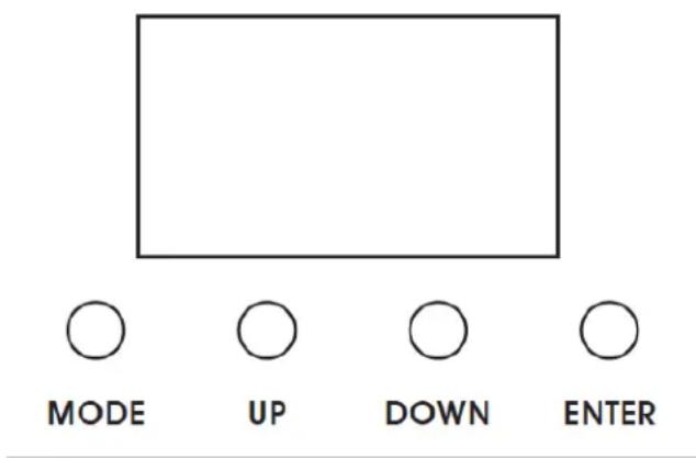 MODE UP DOWN ENTER