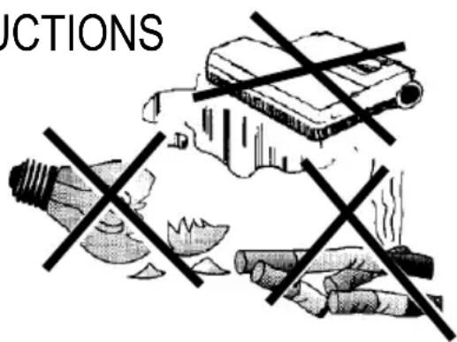 ADVANCE Spectrum 12H - CONSERVER CES INSTRUCTIONS - 1