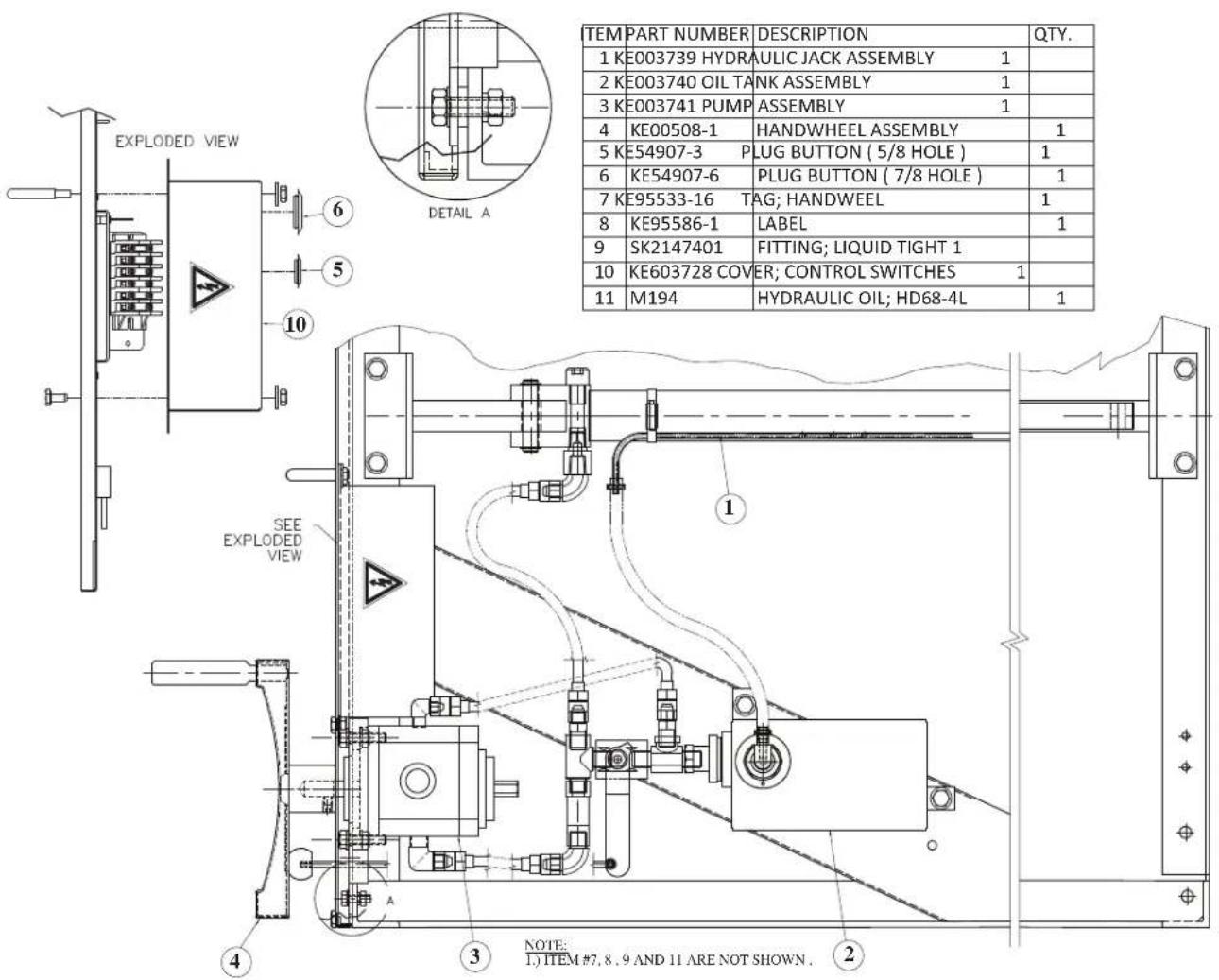 Cleveland SEL-40-TR - MANUAL TILT ASSEMBLY - 1