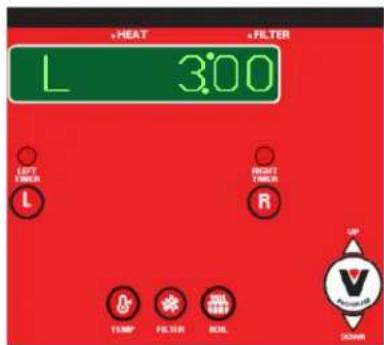Vulcan QuickFry 3VHG75CF - Programmation de la commande numérique à semi-conducteurs - 3
