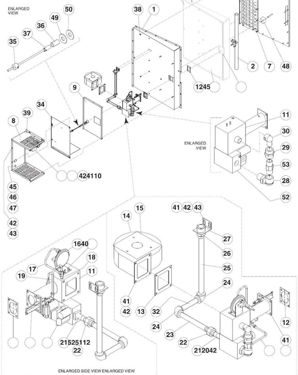 Cleveland SGL-40-T1 - COMPONENT PLATE ASSEMBLY, POWER TILT - 2