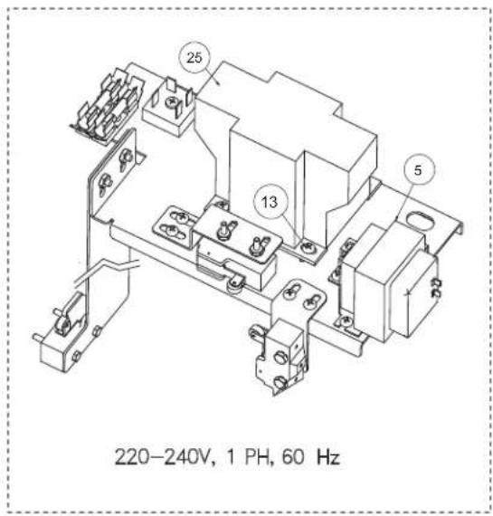 Cleveland SGL-40-T1 - SUPPORT PLATE ASSEMBLY (for units built after June 2009) - 2