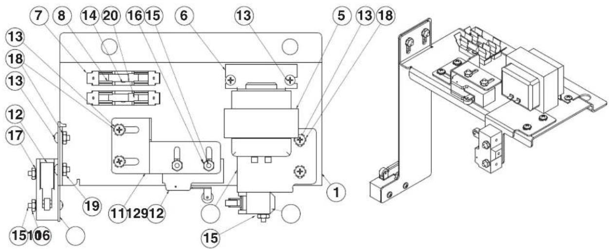 Cleveland SGL-40-T1 - SUPPORT PLATE ASSEMBLY - 1