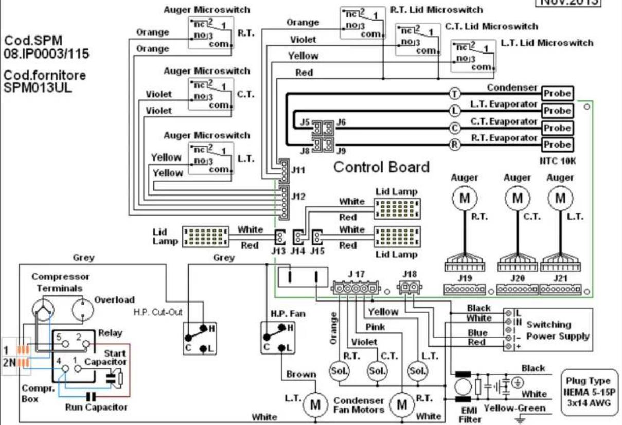 Cecilware PIC3 - SCHEMA ELETTRICO -WIRING DIAGRAM - 5