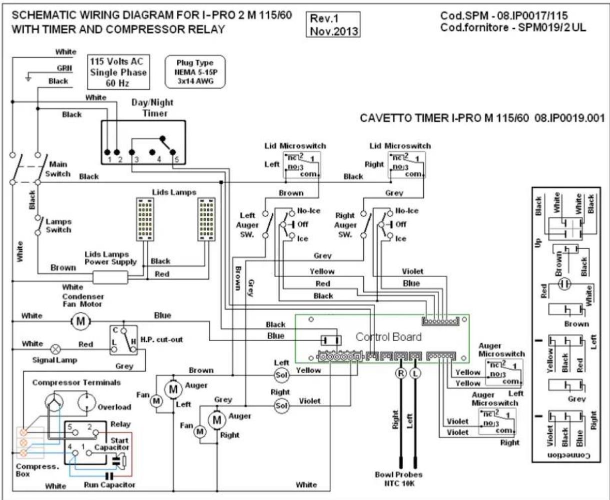 Cecilware PIC3 - SCHEMA ELETTRICO -WIRING DIAGRAM - 1