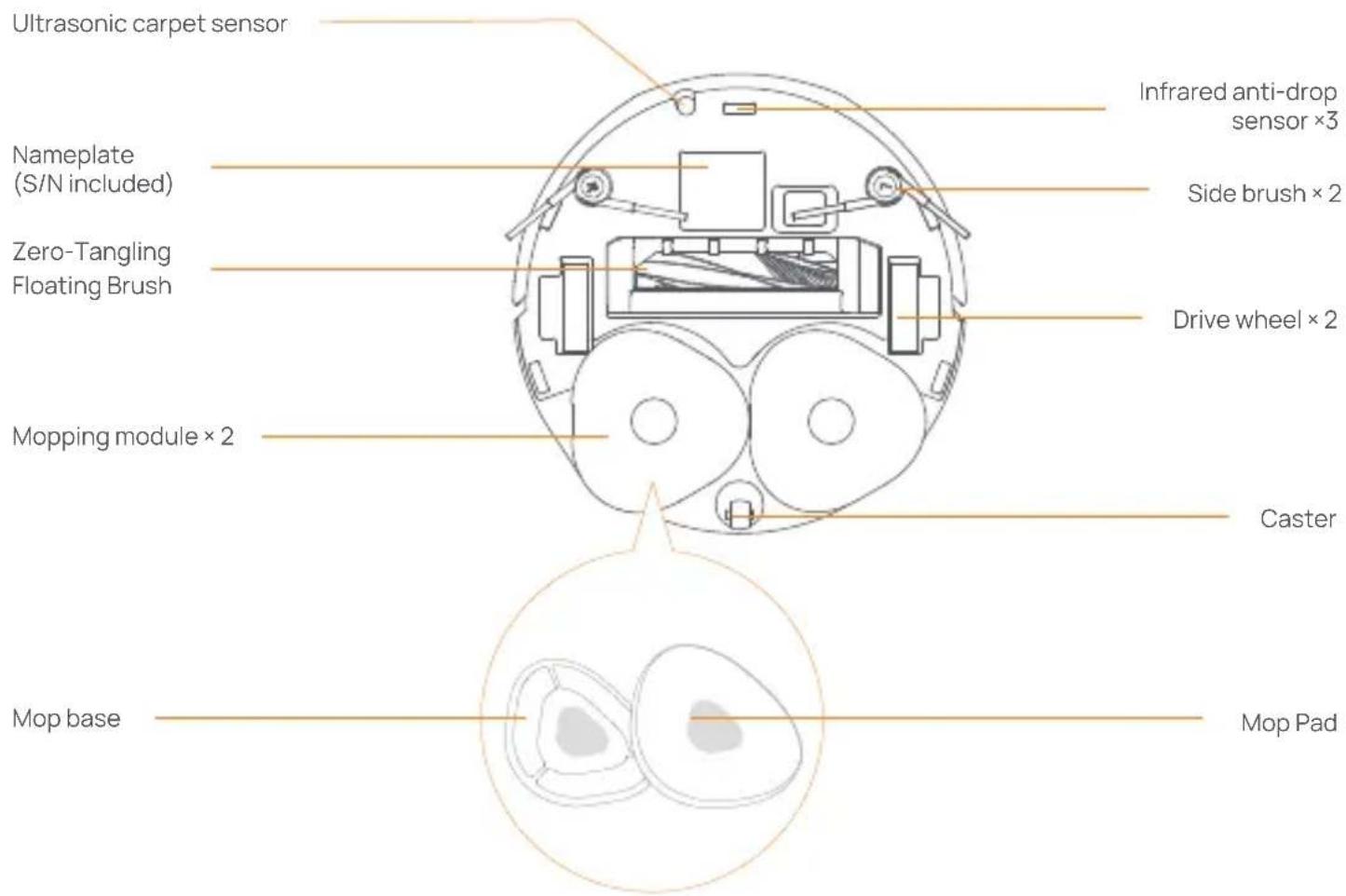 Narwal Freo Z10 - Front (top cover closed) - 3