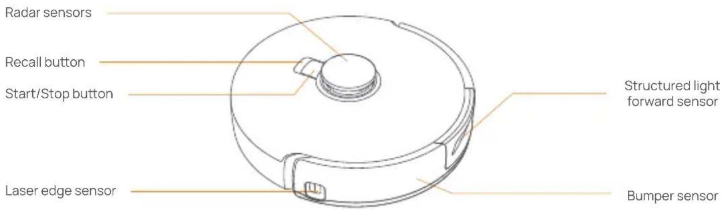 Narwal Freo Z10 - Front (top cover closed) - 1