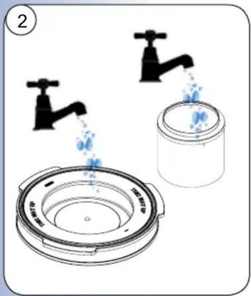 NaceCare Solutions CV 570 - Cleaning the machine - Reinigung der Maschine Nettoyage de la machine - De machine reinigen - 2