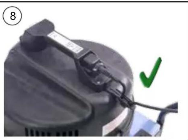 NaceCare Solutions CV 570 - CHANGING THE CABLE - WECHSELN DES GERÄTEKABELS REEMPLACEMENT DU CÂBLE - VERVANGEN VAN HET SNOER. - 8