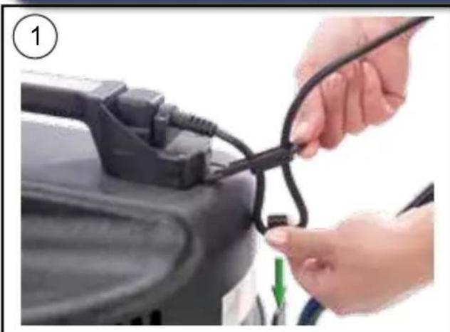 NaceCare Solutions CV 570 - CHANGING THE CABLE - WECHSELN DES GERÄTEKABELS REEMPLACEMENT DU CÂBLE - VERVANGEN VAN HET SNOER. - 1