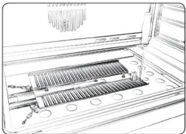 Fulgor Milano FUTO 9605 FG EM 2F MBK - Remplacement du gicleur du brûleur inférieur - 1