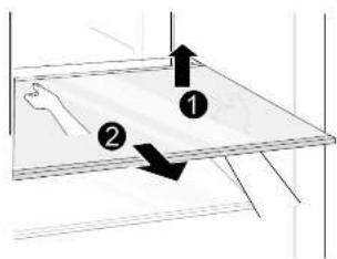 Glem Gas GRT110WH - Cleaning of glass shelf - 1