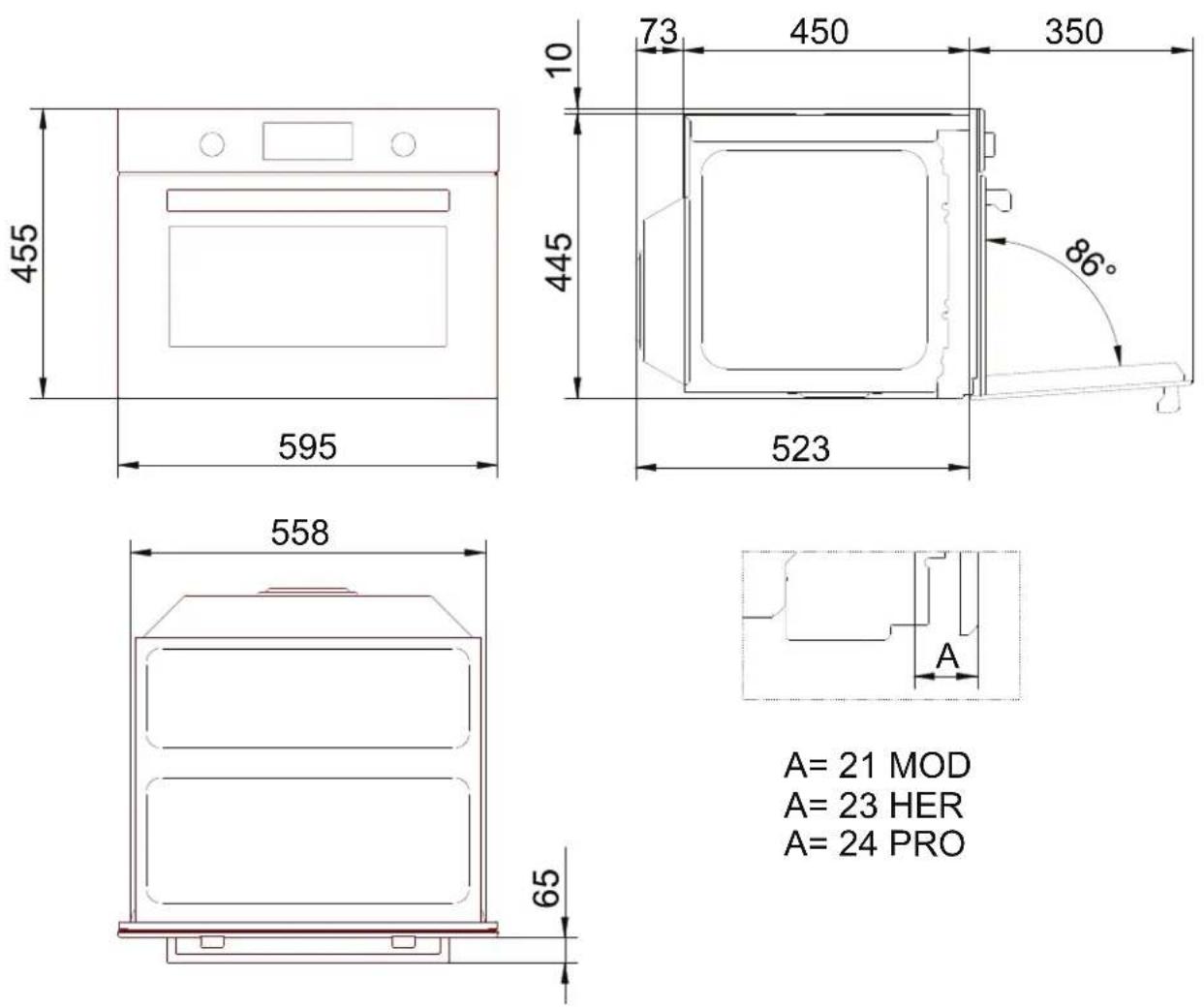 BERTAZZONI FHER4077MTNX3 - VIGTIGE ADVARSLER - 1