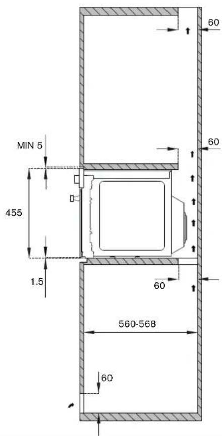 BERTAZZONI FHER4077MTNX3 - INSTALLAZIONE A COLONNA - 2
