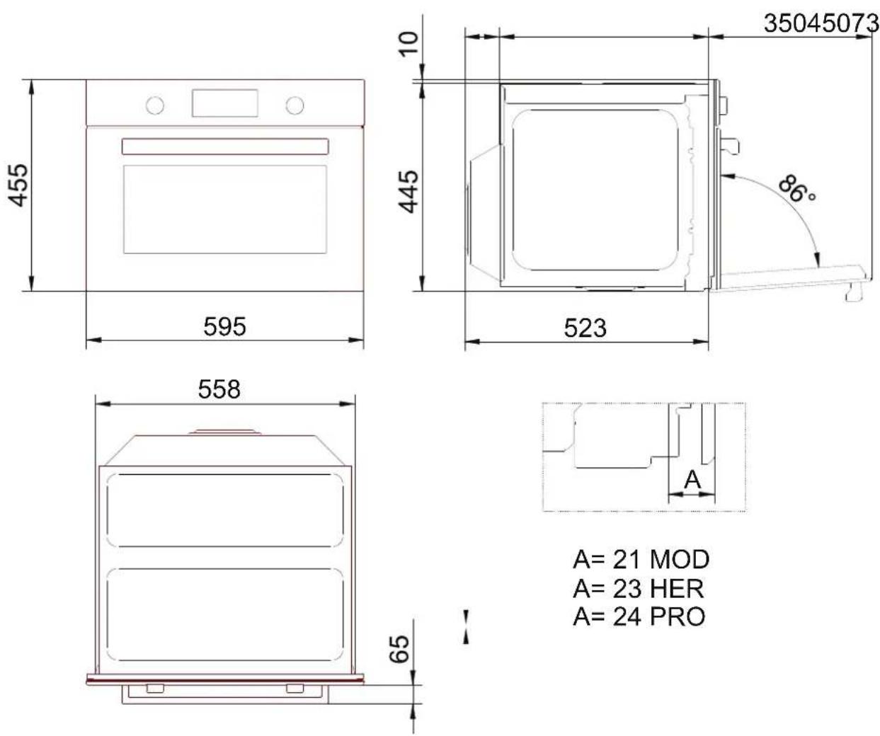 BERTAZZONI FHER4077MTNX3 - AVERTISSEMENTS IMPORTANTS - 1