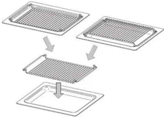BERTAZZONI FHER4077MTNX3 - GLASS TRAY INSTALLATION - 1