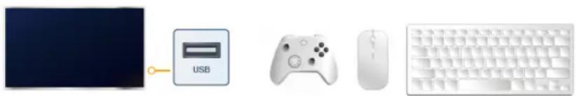 HISENSE 55U8QG - Comment connecter un clavier, une souris ou une manette de jeu - 1