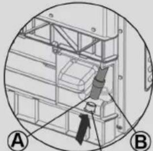 CANDY ROE H7N3TCEX-S - Fitting the drain hose - 4