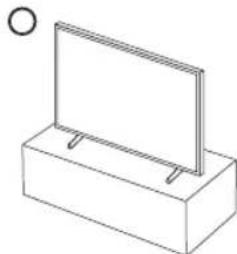 SAMSUNG GQ65QN900FT - Precautions when installing the TV with a stand - 1