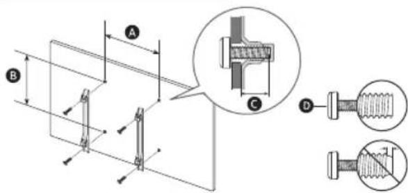 SAMSUNG GQ75LST7DAT - Wall Mount Specifications (VESA) - 1