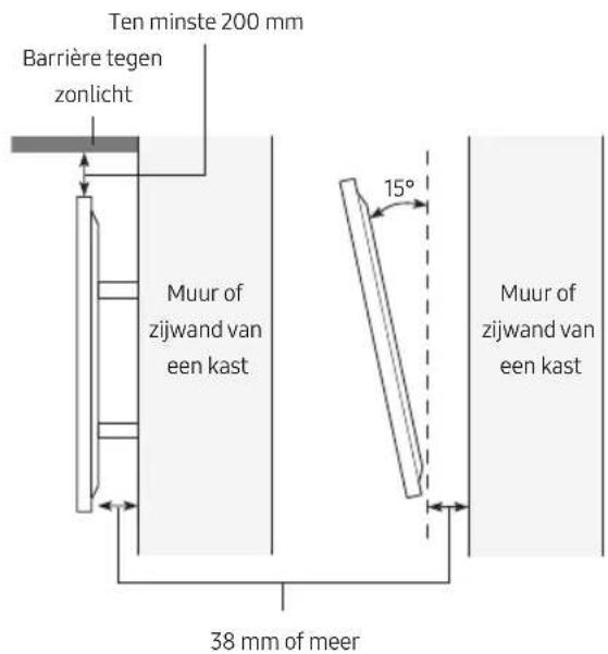 SAMSUNG GQ75LST7DAT - Zorgen voor geschikte ventilatie voor uw tv - 1