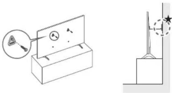 SAMSUNG QA65S85FAE - Precauciones para evitar la caída del televisor - 1