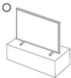 SAMSUNG QA65S85FAE - Precautions when installing the TV with a stand - 1
