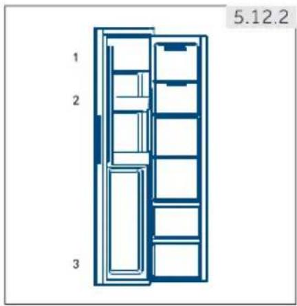 CANDY CNSQ2T918EWX - Armazenamento no compartimento congelador - 1