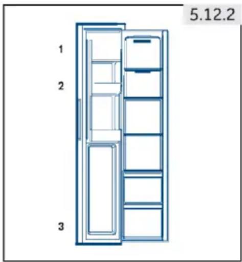 CANDY CNSQ2T918EWX - Depozitarea în compartimentul congelatorului - 1